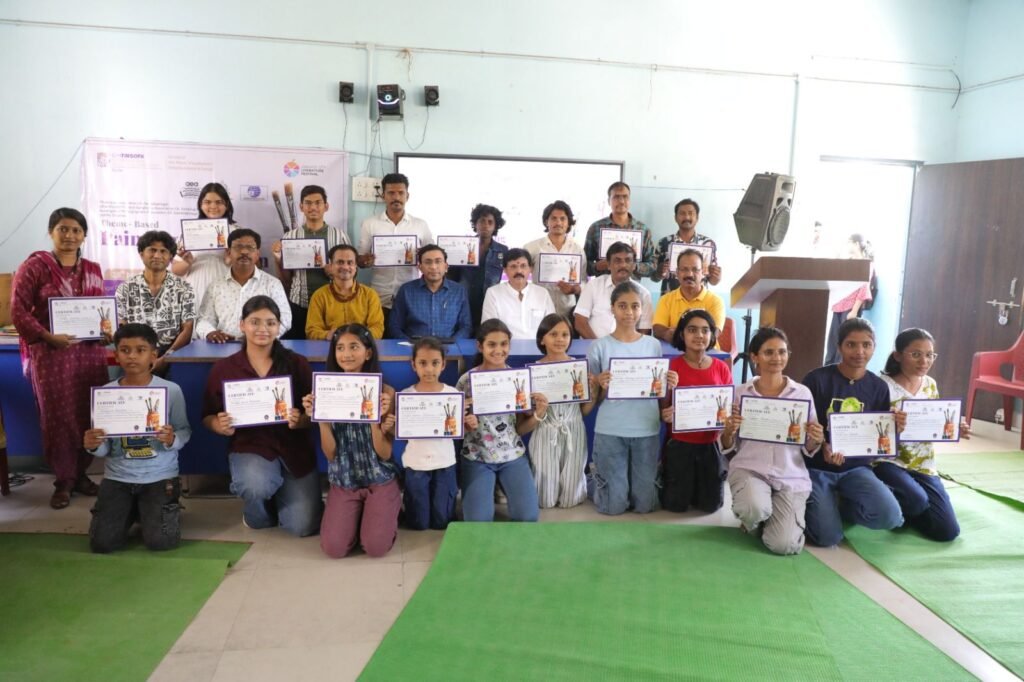 छत्रपती संभाजीनगर येथे “आपला वारसा आपली संस्कृती” या विषयावर भव्य चित्रकला स्पर्धेचे आयोजन