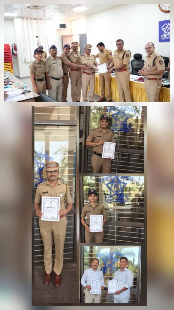 राष्ट्रपती दौरा व निवडणूक बंदोबस्त यशस्वी; पोलिस अधिकारी व कर्मचाऱ्यांचा गौरव